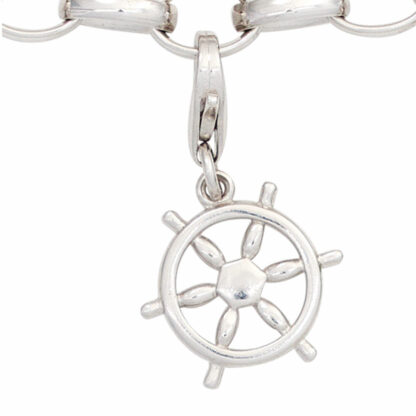 Einhänger/Charm "Schiffsruder" 925 Silber