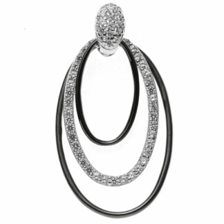 Anhänger 925 Silber mit Zirkonia ringförmig