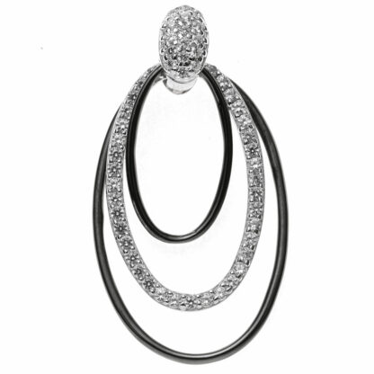 Anhänger 925 Silber mit Zirkonia ringförmig