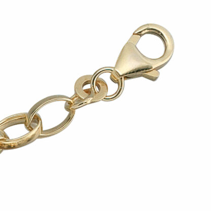 Armband 333 Gelbgold oval 19 cm – Bild 2