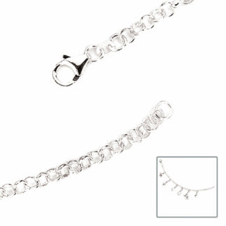 Armband 925 Silber für Einhänger