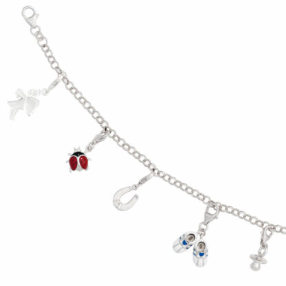 Armband 925 Silber für Einhänger – Bild 2