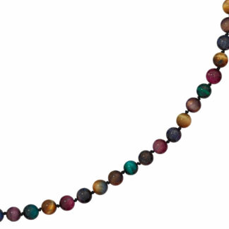 Collier Tigerauge bunt 45 cm