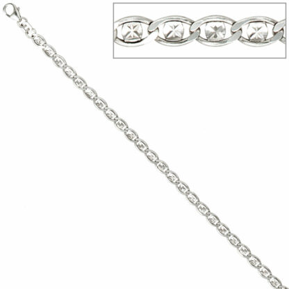 Ornament-Armband 925 Silber 19 cm – Bild 3