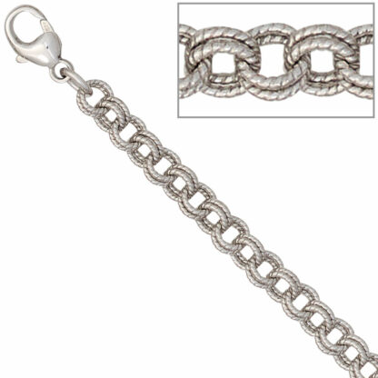 Zwillingsanker-Kette 925 Silber 45 cm – Bild 2