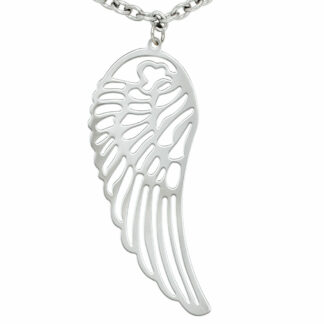 Collier "Flügel" Edelstahl 60 cm
