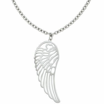 Collier "Flügel" Edelstahl 60 cm – Bild 3