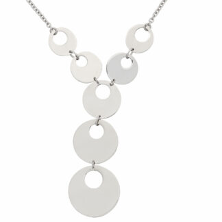 Collier Runddesign Edelstahl 47 cm