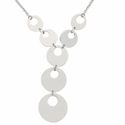 Collier Runddesign Edelstahl 47 cm