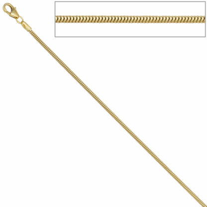 Schlangenkette 333 Gelbgold 1,6 mm 42 cm