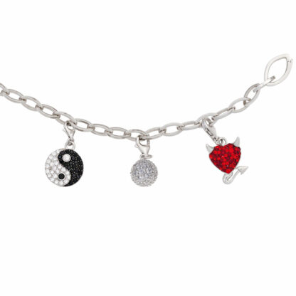 Armband 925 Silber 19 cm Klappverschluss – Bild 2
