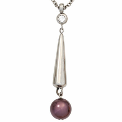 Collier Edelstahl mit SWAROVSKI Perle