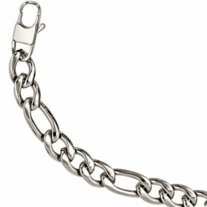 Figaro-Armband Edelstahl 23 cm