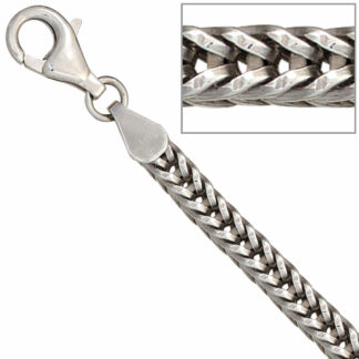 Fuchsschwanz-Armband 925 Silber 19 cm