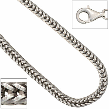 Fuchsschwanz-Armband 925 Silber 19 cm – Bild 2