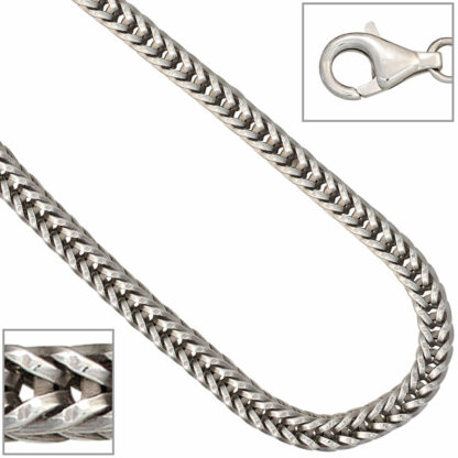Fuchsschwanz-Kette 925 Silber 45 cm