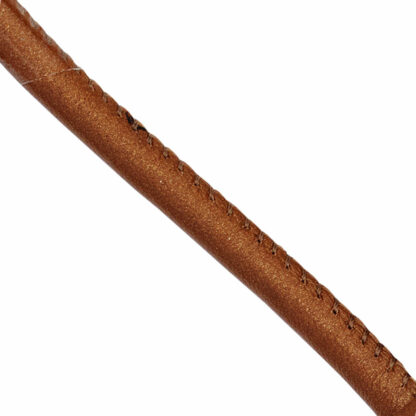 Leder-Band braun mit Edelstahlring – Bild 2