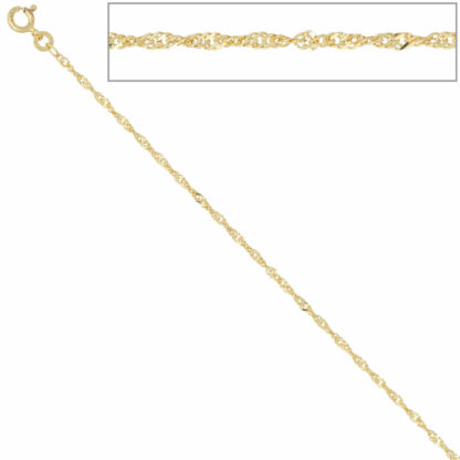 Singapurkette 333 Gelbgold 42 cm 1,8 mm