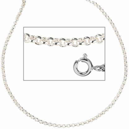 Erbskette 925 Silber 2,5 mm 70 cm – Bild 3