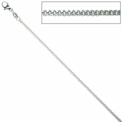 Panzerkette 925 Silber 2,0 mm 42 cm – Bild 2