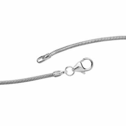 Schlangenkette 925 Silber 1,3 mm 45 cm – Bild 5