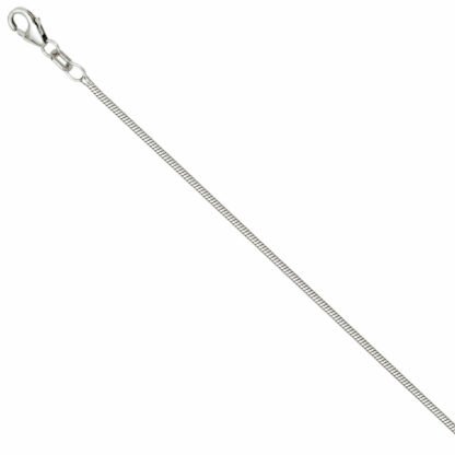 Schlangenkette 925 Silber 1,3 mm 45 cm – Bild 2