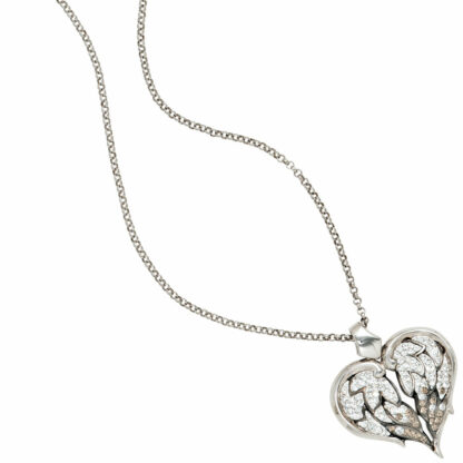 Collier "Flügel-Herz" 925 Silber SWAROVSKI ELEMENTS – Bild 2