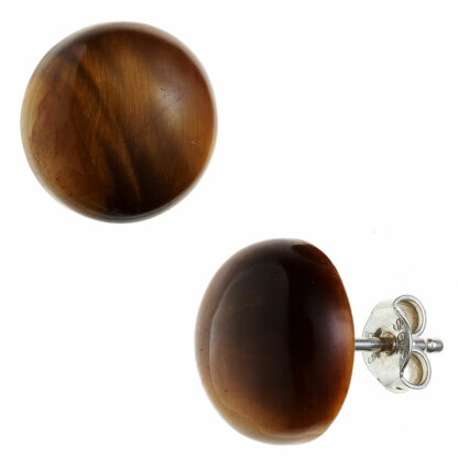 Ohrstecker 925 Silber mit Tigerauge