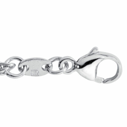 Zopfkette 925 Silber 2,2 mm 45 cm – Bild 3