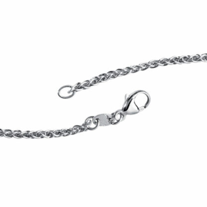 Zopfkette 925 Silber 2,2 mm 50 cm – Bild 4