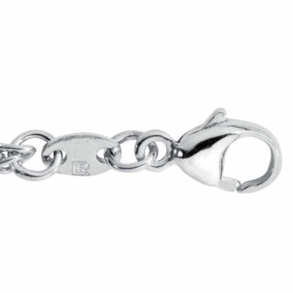 Zopfkette 925 Silber 2,2 mm 50 cm – Bild 3