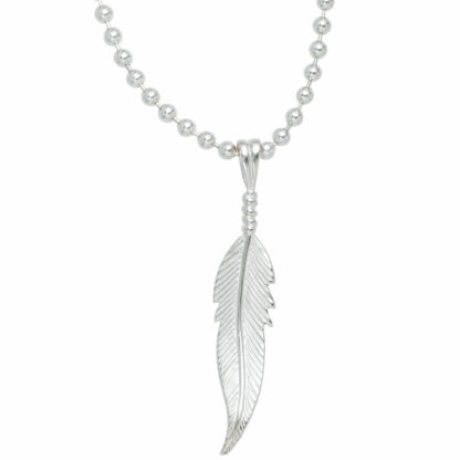 Anhänger "Feder" 925 Silber – Bild 4