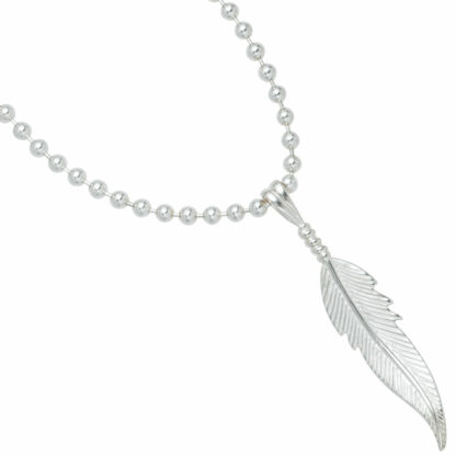 Anhänger "Feder" 925 Silber – Bild 3