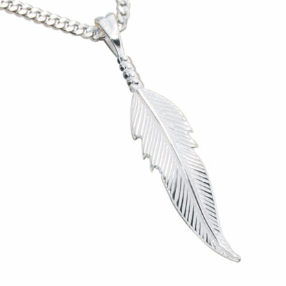 Anhänger "Feder" 925 Silber – Bild 2
