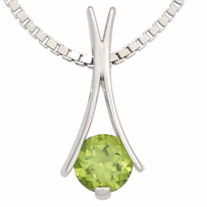 Anhänger 925 Silber mit Peridot