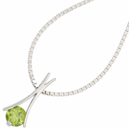 Anhänger 925 Silber mit Peridot – Bild 2