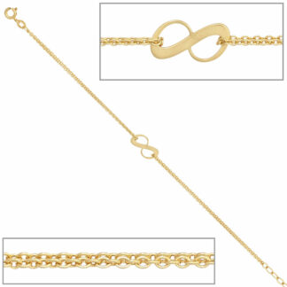 Armband "acht" 375 Gelbgold
