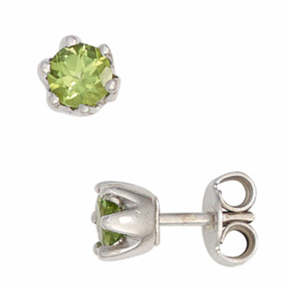 Ohrstecker 925 Silber mit Peridot
