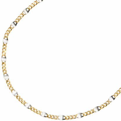 Steg-Panzerkette 333 Gelbgold 2,0 mm 45 cm – Bild 2