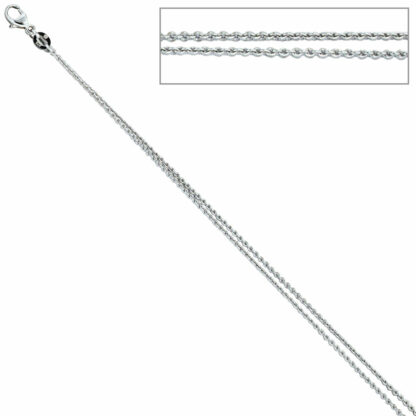 Ankerkette 2-reihig 925 Silber 45 cm