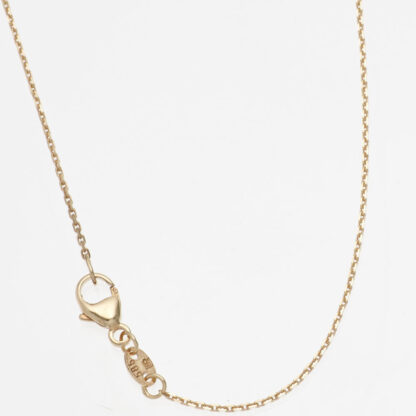 Ankerkette 585 Gelbgold diamantiert 42 cm – Bild 2