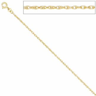 Doppelanker-Kette 333 Gelbgold 1,9 mm 42 cm