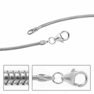 Schlangenkette 925 Silber 40 cm 1,3 mm