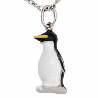 Anhänger Pinguin 925 Silber und Lack
