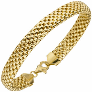 Armband 925 Silber/vergoldet Webdesign