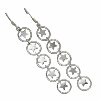 Ohrhaken 925 Silber Sterne