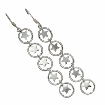 Ohrhaken 925 Silber Sterne
