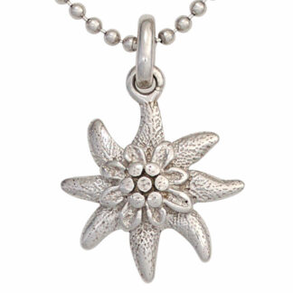 Anhänger "Edelweiß"  925 Silber teilmattiert