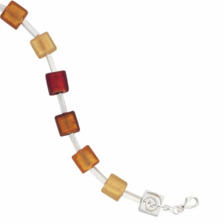 Armband 925 Silber mit venezianischem Glas