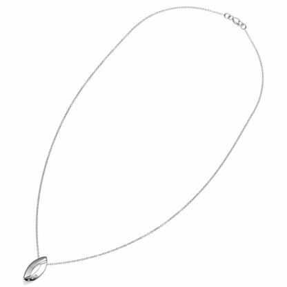 Collier 925 Silber mit Brillanten Marquise – Bild 2